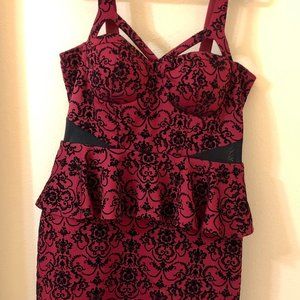 Peplum Cocktail Dress